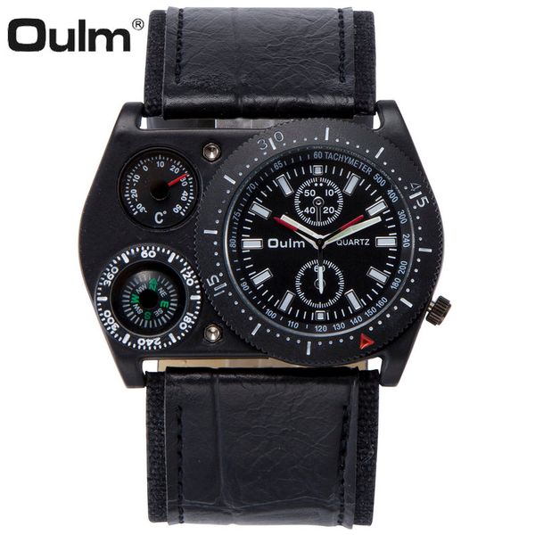 oulm unique creative quartz watch men green leather strap big case sub-dials decoration fashion casual wrist watches for man, Slivery;brown
oulm unique creative quartz watch men green leather strap big case sub-dials decoration fashion casual wrist watches for man, Slivery;brown