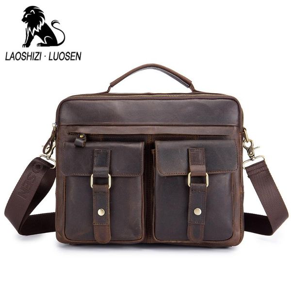 laoshizi luosen man genuine leather vintage men bag handbag business casual men's travel lapshoulder messenger bag briefcase
laoshizi luosen man genuine leather vintage men bag handbag business casual men's travel lapshoulder messenger bag briefcase