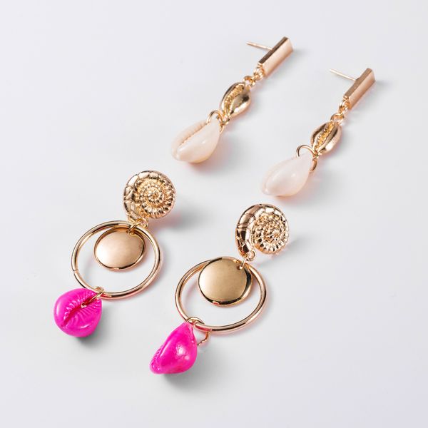 alloy spiral shell earrings two pairs of asymmetric earrings female summer holiday beach wind, Golden
alloy spiral shell earrings two pairs of asymmetric earrings female summer holiday beach wind, Golden