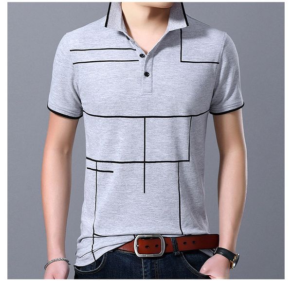 Fashion Polo Shirts Men's Plaid Top Grade Geometric Print Summer Breathable Short Sleeve Slim Fit Boys Poloshirt Casual Men's Clothing
Fashion Polo Shirts Men's Plaid Top Grade Geometric Print Summer Breathable Short Sleeve Slim Fit Boys Poloshirt Casual Men's Clothing