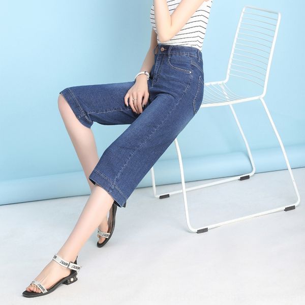 ziftt 2020 summer high waist casual pants and jeans thin cropped jeans women's new loose korean style wide leg straight casual pants br, Blue
ziftt 2020 summer high waist casual pants and jeans thin cropped jeans women's new loose korean style wide leg straight casual pants br, Blue