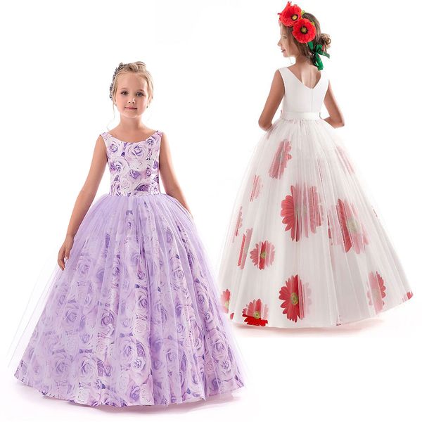 5-14 years kids dress for girls wedding flowers tulle long girl dress elegant princess party pageant formal gown teen children t200709, Red;yellow
5-14 years kids dress for girls wedding flowers tulle long girl dress elegant princess party pageant formal gown teen children t200709, Red;yellow