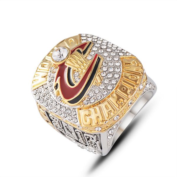 2016 cavaliers james championship ring with wooden box luxury gold plated crystal diamond band ring fans collection gifts, Silver
2016 cavaliers james championship ring with wooden box luxury gold plated crystal diamond band ring fans collection gifts, Silver