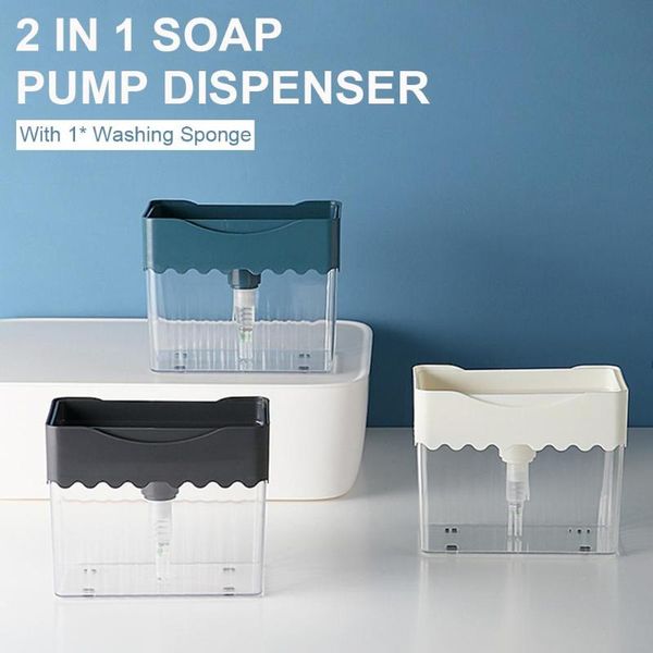 2-in-1 pump soap dispenser and sponge for dish soap and sponge clean bathroom fixture dispensador for kitchen bathroom
2-in-1 pump soap dispenser and sponge for dish soap and sponge clean bathroom fixture dispensador for kitchen bathroom