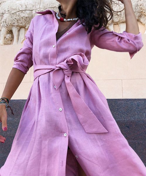 autumn women shirt dress casual purple color lapel neck split sashe dress fashion slim women designer dresses, White;black
autumn women shirt dress casual purple color lapel neck split sashe dress fashion slim women designer dresses, White;black
