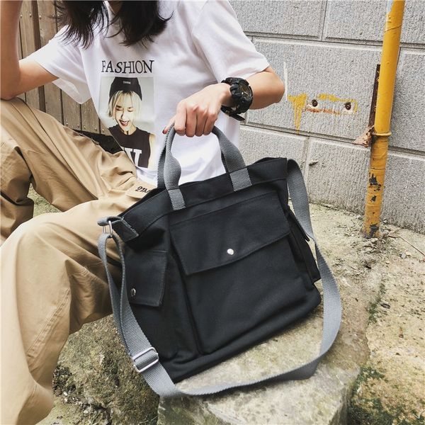street trendy shoulder canvas men's shoulder large capacity trendy brand portable canvas bag high school students crossbody bag, White
street trendy shoulder canvas men's shoulder large capacity trendy brand portable canvas bag high school students crossbody bag, White