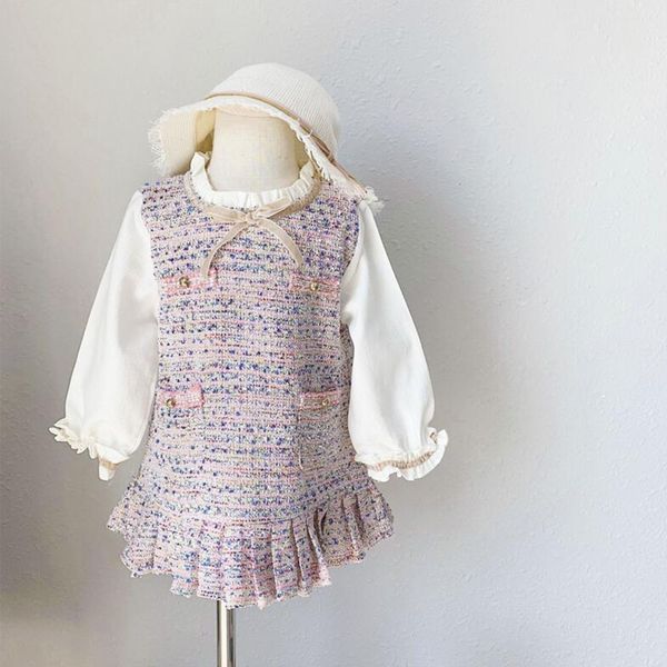 fashion girls clasical winter dress plaid kids princess clothes for birthday performance party dress 12m-5ys autumn girl wear t200709, Red;yellow
fashion girls clasical winter dress plaid kids princess clothes for birthday performance party dress 12m-5ys autumn girl wear t200709, Red;yellow