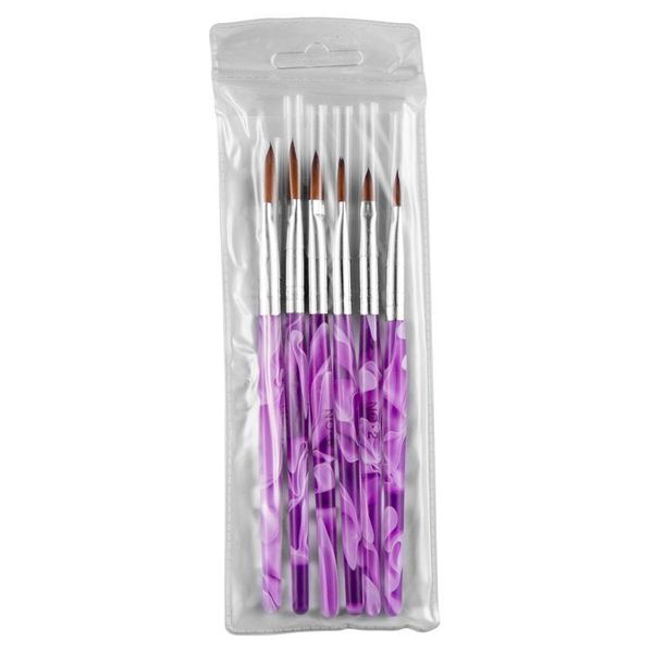 new acrylic handle nail art flat brush design dotting painting drawing crystal pen set carving salon tips builder manicure as, Yellow
new acrylic handle nail art flat brush design dotting painting drawing crystal pen set carving salon tips builder manicure as, Yellow