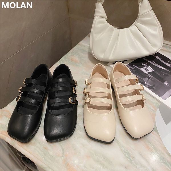molan brand design 2020 autumn korean fashion good leather soft comfy bottom shallow flats women shoes mary janes retro moccasin, Black
molan brand design 2020 autumn korean fashion good leather soft comfy bottom shallow flats women shoes mary janes retro moccasin, Black