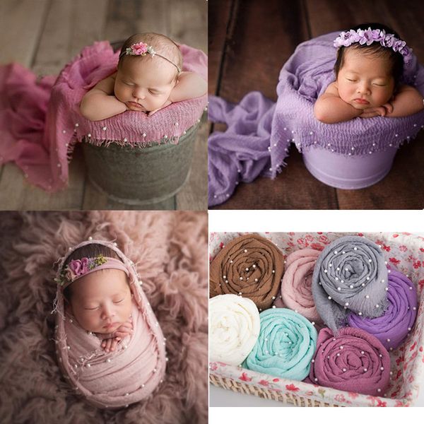 newborn pgraphy props stretch wraps pearl tassel blankets infant baby girl boy posing props baby blanket 90x170cm
newborn pgraphy props stretch wraps pearl tassel blankets infant baby girl boy posing props baby blanket 90x170cm