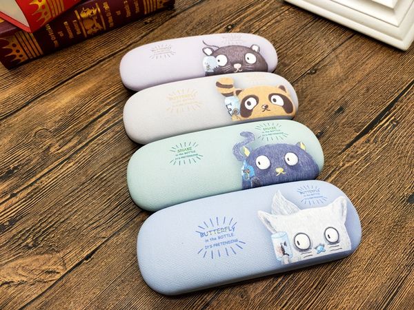 fashion myopia box spray case presbyopic glasses case painting big shuttle big head cat korean cartoon optical presbyopic glasses box, Blue
fashion myopia box spray case presbyopic glasses case painting big shuttle big head cat korean cartoon optical presbyopic glasses box, Blue