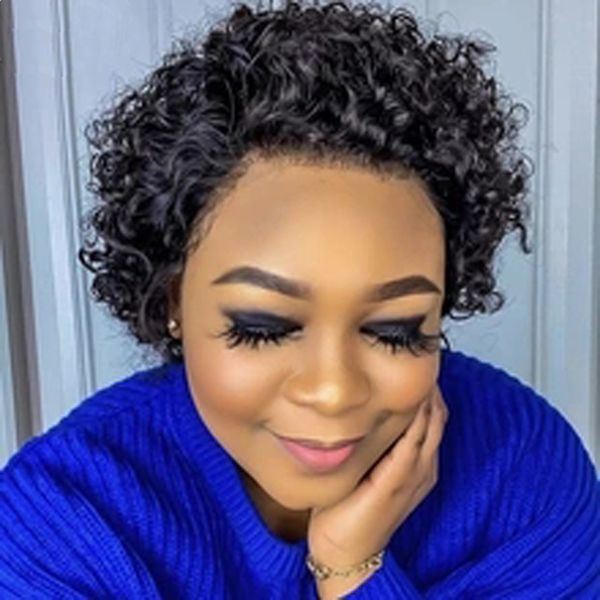preplucked pixie cut wig human hair brazilian virgin short bob full lace wigs with baby hair curly lace front wig for black women, Black;brown
preplucked pixie cut wig human hair brazilian virgin short bob full lace wigs with baby hair curly lace front wig for black women, Black;brown
