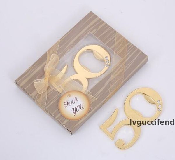 50 anniversary gold beer bottle opener metal openers for wedding souvenirs for guests birthday party gifts favors
50 anniversary gold beer bottle opener metal openers for wedding souvenirs for guests birthday party gifts favors
