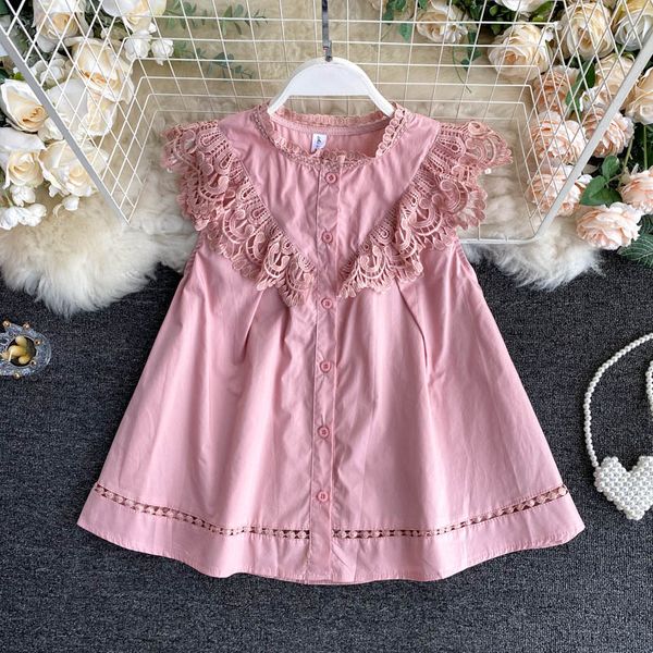 sleeveless cutout sweet lace blouse summer cute retro single-breasted shirt women new fashion elegant blouse n393, White
sleeveless cutout sweet lace blouse summer cute retro single-breasted shirt women new fashion elegant blouse n393, White