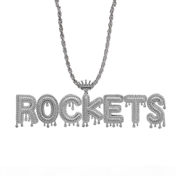 hip hop custom name combination crown drip bubble letters tennis necklace for men women gold silver color cubic zirconia with rope chain
hip hop custom name combination crown drip bubble letters tennis necklace for men women gold silver color cubic zirconia with rope chain