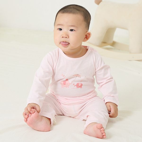 children's cotton boys and girl baby clothing two-piece set infant clothes long sleeve autumn trousers home service baby clothes, White
children's cotton boys and girl baby clothing two-piece set infant clothes long sleeve autumn trousers home service baby clothes, White