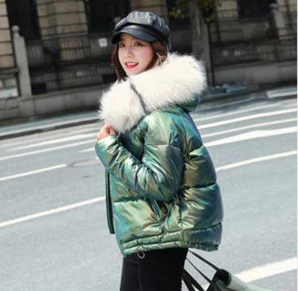 wholesale short section women's winter fashion new shiny trend thickened warm shiny cotton jacket, Black
wholesale short section women's winter fashion new shiny trend thickened warm shiny cotton jacket, Black