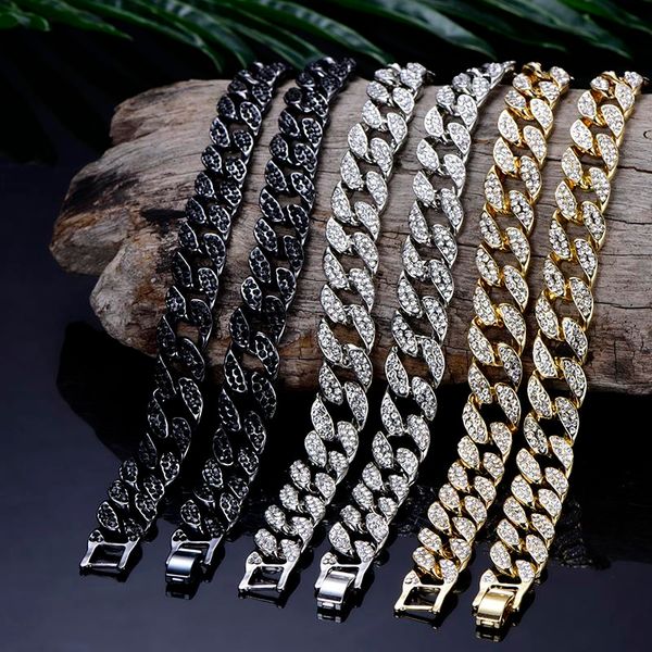 miami curb cuban link chain pendent for men gold silver hip hop iced out paved bling rhinestone cz rapper necklace jewelry gift t200113
miami curb cuban link chain pendent for men gold silver hip hop iced out paved bling rhinestone cz rapper necklace jewelry gift t200113