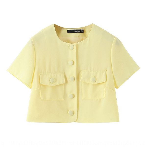 2020 spring new style women's yellow short-sleeved small 2020 spring new style women's suit yellow short-sleeved small suit top, Black
2020 spring new style women's yellow short-sleeved small 2020 spring new style women's suit yellow short-sleeved small suit top, Black