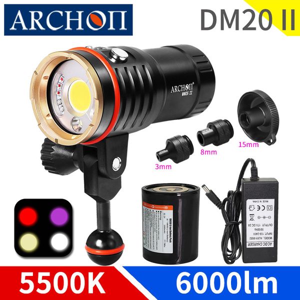 flashlights torches dm20 ii 5200k max 6000lumen diving video & spot lights hd red uv po fill torch underwear 100m dive lighting
flashlights torches dm20 ii 5200k max 6000lumen diving video & spot lights hd red uv po fill torch underwear 100m dive lighting