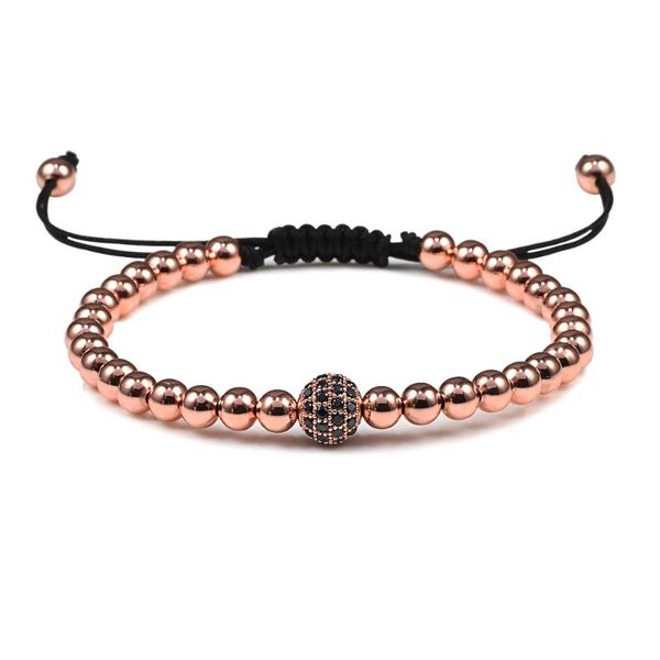 handmade women men bracelet rose gold micro pave cz ball beads braided wrap bracelets bangles adjustable rope charm jewelry gift, Black
handmade women men bracelet rose gold micro pave cz ball beads braided wrap bracelets bangles adjustable rope charm jewelry gift, Black