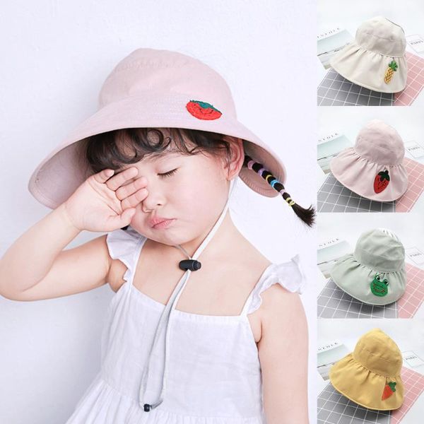 children kids girl boy cap cartoon fruit beach sun hat visors accessories tourist beach hat summer kids uv protection, Yellow
children kids girl boy cap cartoon fruit beach sun hat visors accessories tourist beach hat summer kids uv protection, Yellow