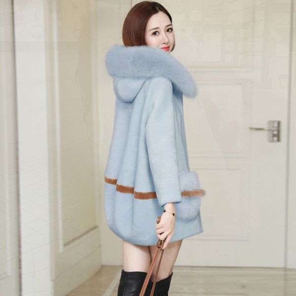 women casual hooded faux fur coat winter warm ladies long furry fake coats fur jacket zipper outwear plus size t58, Black
women casual hooded faux fur coat winter warm ladies long furry fake coats fur jacket zipper outwear plus size t58, Black