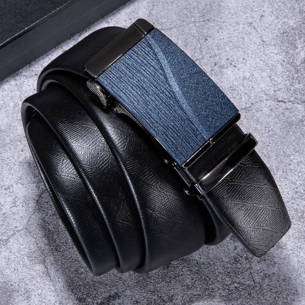 hi-tie genuine leather mens belts automatic buckle blue black leather jeans strap for men waist business trouser belts, Black;brown
hi-tie genuine leather mens belts automatic buckle blue black leather jeans strap for men waist business trouser belts, Black;brown