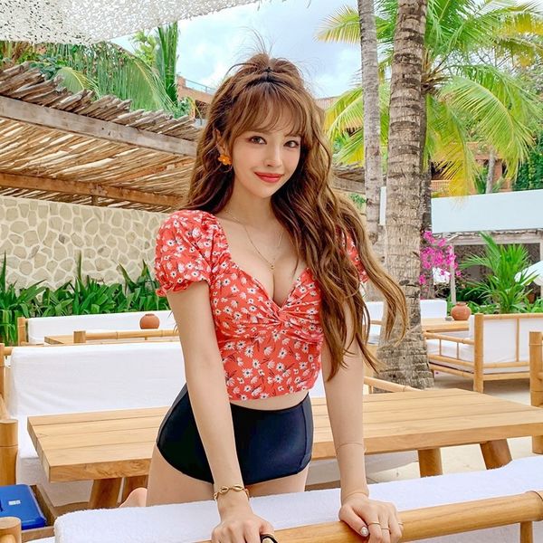 split female swimsuit spring fairy fan korean ins style cute belly-covering slim conservative spring swimsuit, Black
split female swimsuit spring fairy fan korean ins style cute belly-covering slim conservative spring swimsuit, Black