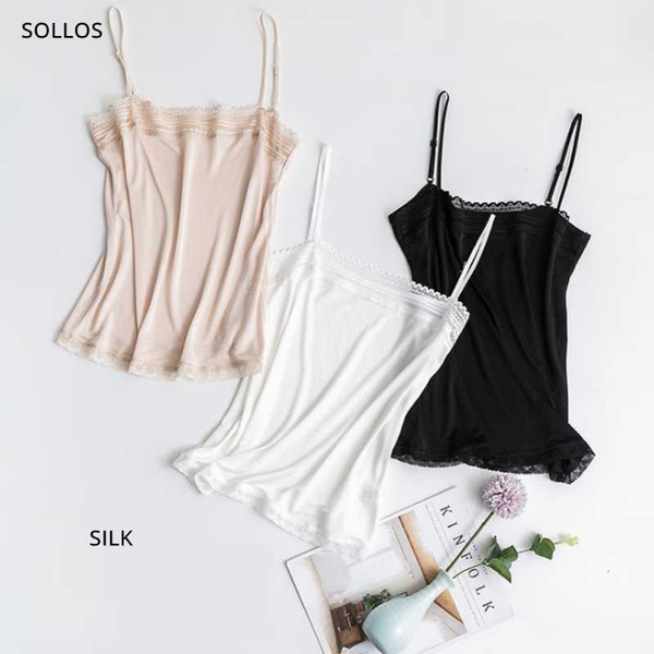 camisoles & tanks silk lace white crop lingerie for women corset cami njg, Black;white
camisoles & tanks silk lace white crop lingerie for women corset cami njg, Black;white