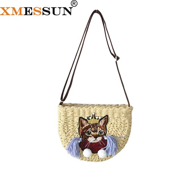 xmessun 2020 women beach straw bags summer fashion tassel fringed cat woven lady bag shoulder messenger travel bag ins h219
xmessun 2020 women beach straw bags summer fashion tassel fringed cat woven lady bag shoulder messenger travel bag ins h219