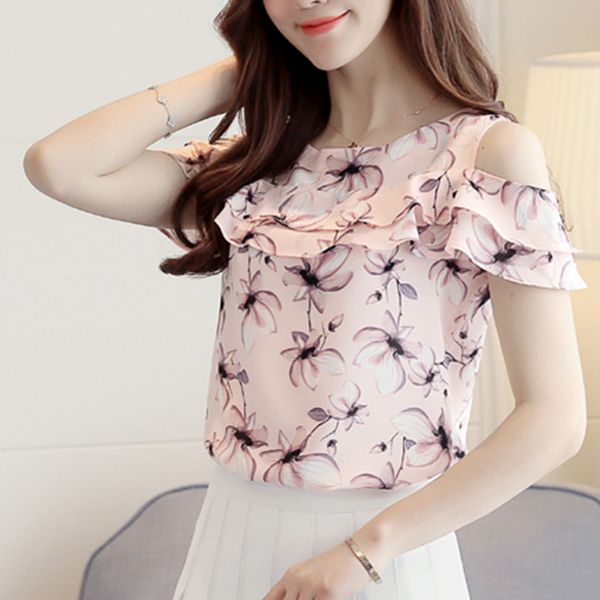 blackday summer print floral chiffon shirts women off shoulder short sleeve blouses casual ladies clothing female blusas women, White
blackday summer print floral chiffon shirts women off shoulder short sleeve blouses casual ladies clothing female blusas women, White