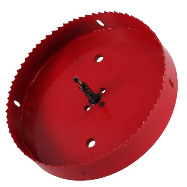 190mm bi metal m42 hss hole saw cutter drill bit for aluminum iron pipe
190mm bi metal m42 hss hole saw cutter drill bit for aluminum iron pipe