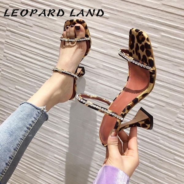 leopard land women's sandals 2020 summer fashion square head wine glasses rhinestone high heels large size zl, Black
leopard land women's sandals 2020 summer fashion square head wine glasses rhinestone high heels large size zl, Black