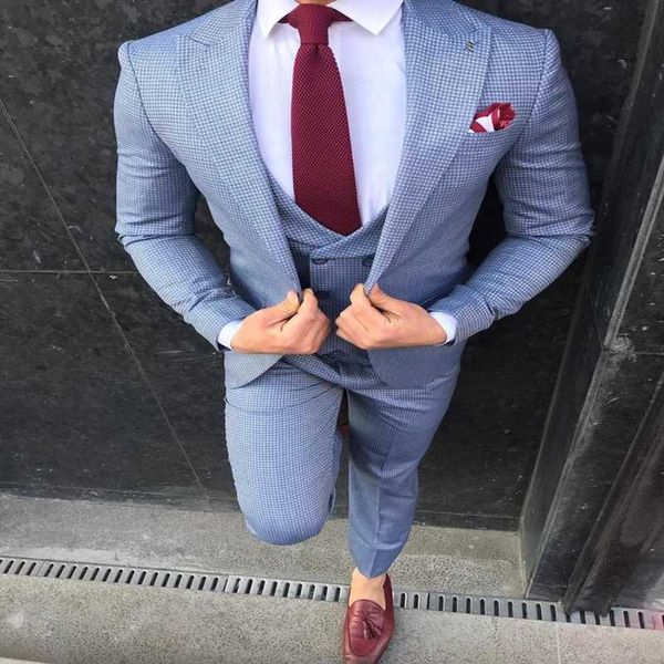 blue houndstooth suit mens 2020 wedding suits custom made slim fit business suit groom tuxedos 3 piece set (jacket+vest+pants), White;black
blue houndstooth suit mens 2020 wedding suits custom made slim fit business suit groom tuxedos 3 piece set (jacket+vest+pants), White;black