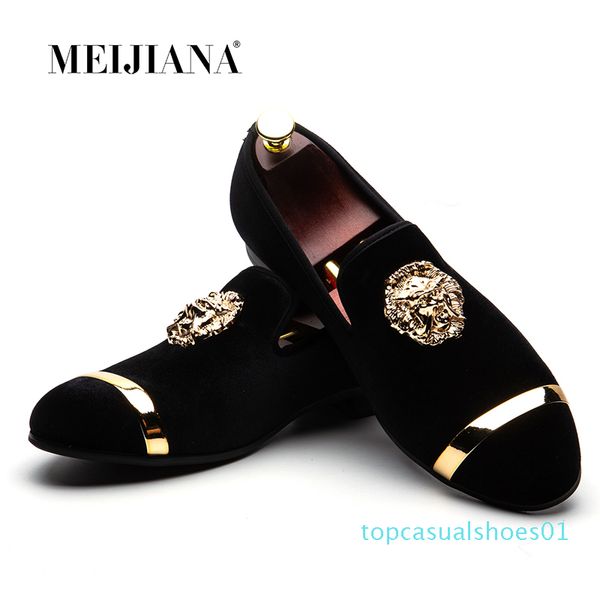 meijiana 2020 new big size men's loafers slip on men leather shoes luxury casual fashion trend brand men's shoes wedding shoes mx1, Black
meijiana 2020 new big size men's loafers slip on men leather shoes luxury casual fashion trend brand men's shoes wedding shoes mx1, Black