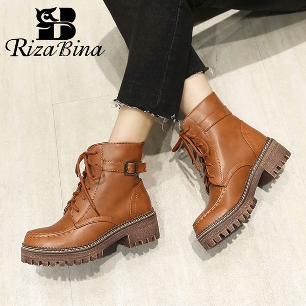 rizabina size 33-43 women ankle boots fashion buckle cross strap winter shoes woman platform short boot lady daily footwear, Black
rizabina size 33-43 women ankle boots fashion buckle cross strap winter shoes woman platform short boot lady daily footwear, Black