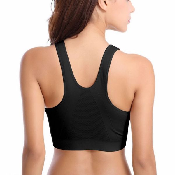 fashion running sports bra new front zipper comfortable without rims lightweight support underwear, Red;black
fashion running sports bra new front zipper comfortable without rims lightweight support underwear, Red;black