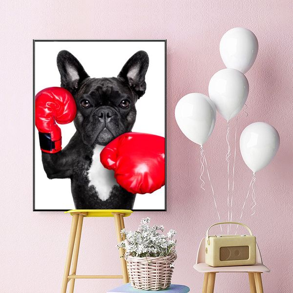 cartoon puppy with boxing gloves poster decor painting print canvas art wall art for living room home decor (no frame
cartoon puppy with boxing gloves poster decor painting print canvas art wall art for living room home decor (no frame