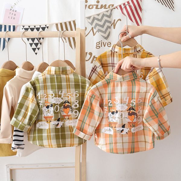 azzmp wear boys2020 autumn new plaid cartoon baby's western style clothing wear boys2020 autumn new children's plaid cartoon shirt, White;black
azzmp wear boys2020 autumn new plaid cartoon baby's western style clothing wear boys2020 autumn new children's plaid cartoon shirt, White;black