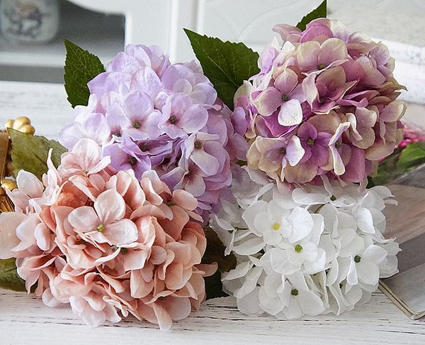 1 bundle silk hydrangea bridal bouquet artificial plants vases for home decor scrapbooking wedding needlework new year gifts
1 bundle silk hydrangea bridal bouquet artificial plants vases for home decor scrapbooking wedding needlework new year gifts