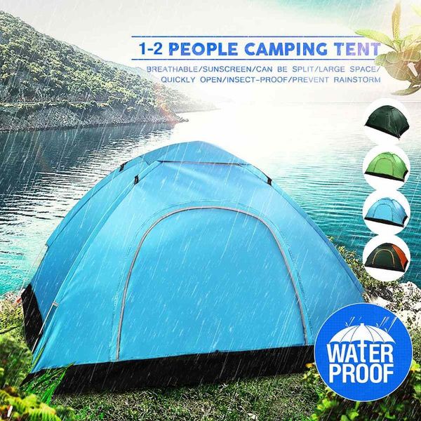 tents and shelters 1-2 person portable outdoor camping tent automatic thick rainproof anti uv picnic fishing tourist awning
tents and shelters 1-2 person portable outdoor camping tent automatic thick rainproof anti uv picnic fishing tourist awning