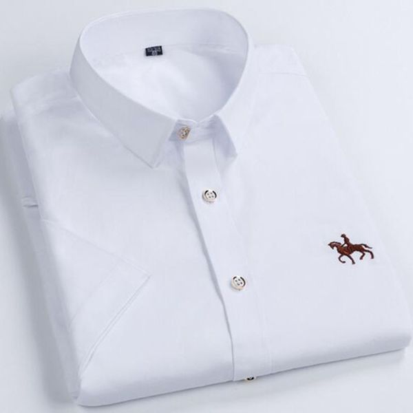men's dress shirts summer arrival men business candy solid color short sleeve pure cotton embroidery design slim fit high quality, White;black
men's dress shirts summer arrival men business candy solid color short sleeve pure cotton embroidery design slim fit high quality, White;black