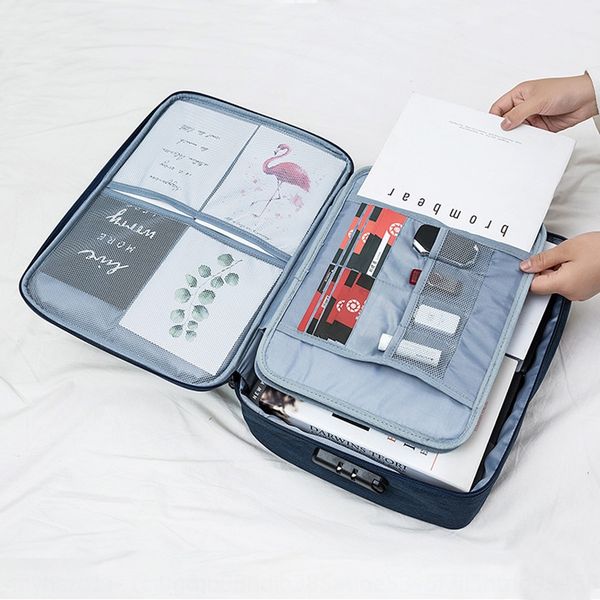 large capacity double-layer password with lock file luggage luggage id certificate bag multi-function certificate storage bag
large capacity double-layer password with lock file luggage luggage id certificate bag multi-function certificate storage bag