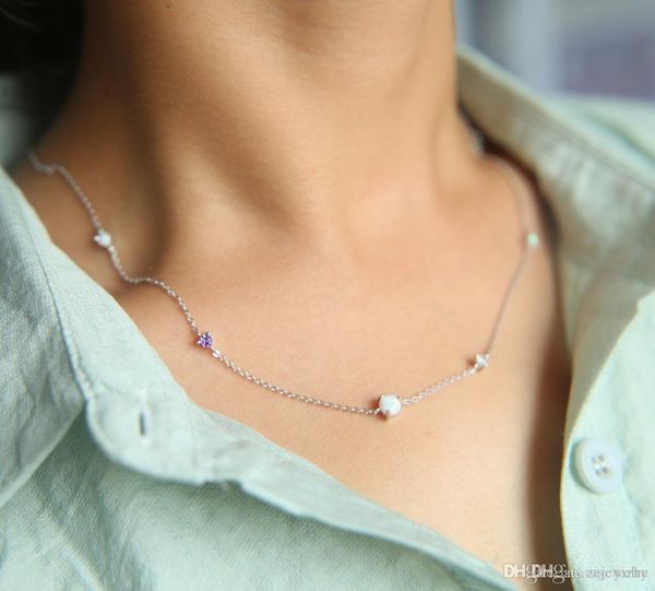 Maxi Necklace Rushed Sale Collares Collier 2019 New 925 Sterling fire Opal Station Long Chain High Quality Fashion Women party Jewelry gift
Maxi Necklace Rushed Sale Collares Collier 2019 New 925 Sterling fire Opal Station Long Chain High Quality Fashion Women party Jewelry gift