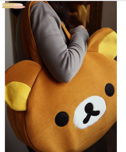 1 piece rilakkuma zipper cute big bag handbag shoulder plush relax brown cartoon bear bag
1 piece rilakkuma zipper cute big bag handbag shoulder plush relax brown cartoon bear bag