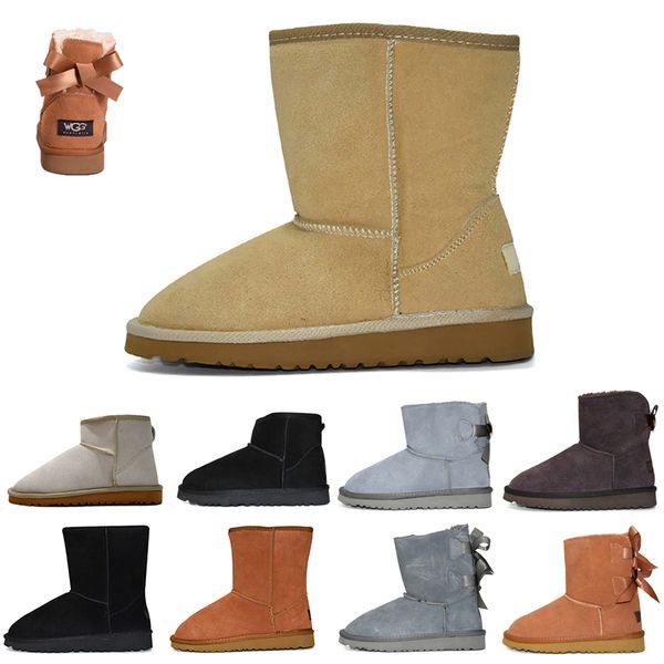 new women winter snow leather boots girl classic short two bow kneel half boots ankle chestnut black pink womens girl shoes 5-10
new women winter snow leather boots girl classic short two bow kneel half boots ankle chestnut black pink womens girl shoes 5-10