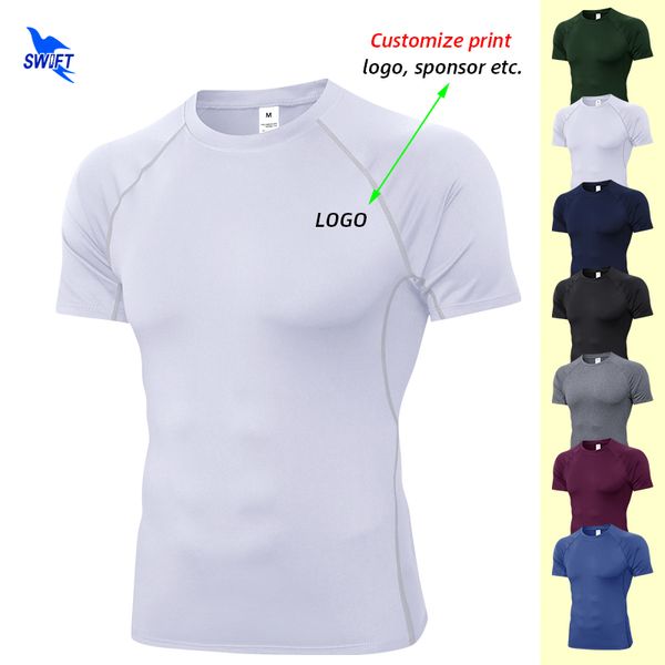 running jerseys 2021 high elastic quick dry men shirts compression sportswear t-shirt short sleeve fitness gym workout tee customize, Black;blue
running jerseys 2021 high elastic quick dry men shirts compression sportswear t-shirt short sleeve fitness gym workout tee customize, Black;blue
