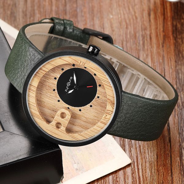 fashion brand wooden watch men exquisite carving hollow design male clock unique green leather quartz wood watches relogio, Slivery;brown
fashion brand wooden watch men exquisite carving hollow design male clock unique green leather quartz wood watches relogio, Slivery;brown