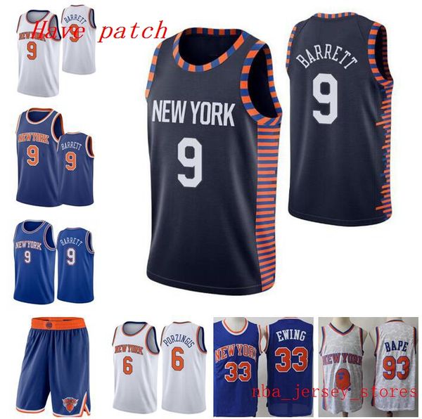 2020 men basketball new york knicks 9 rj barrett 6 porzingis 33 ewing city swingman sleeveless jersey pant, Black;red
2020 men basketball new york knicks 9 rj barrett 6 porzingis 33 ewing city swingman sleeveless jersey pant, Black;red